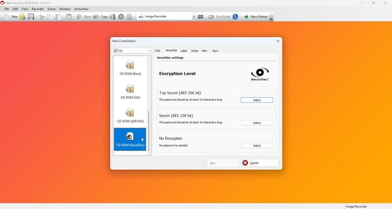 Nero Burning ROM 2026 – Premium CD DVD Blu-ray Burning Software | Burn Copy Rip Backup Your Media | Pro Disc Burner with Password Protection | Lifetime License | 1 PC | Win 11/10/8/7 - Image 3